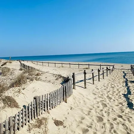Paradis Bleu Vue Mer, Direct Plage Le Barcares Exterior photo